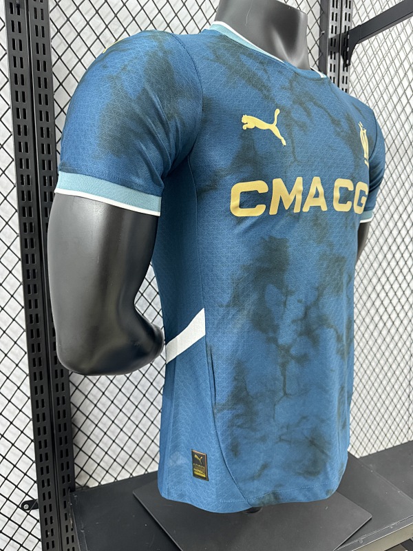 Olympique de Marseille Visitante Versión Jugador 2024/25 (Azul) 5