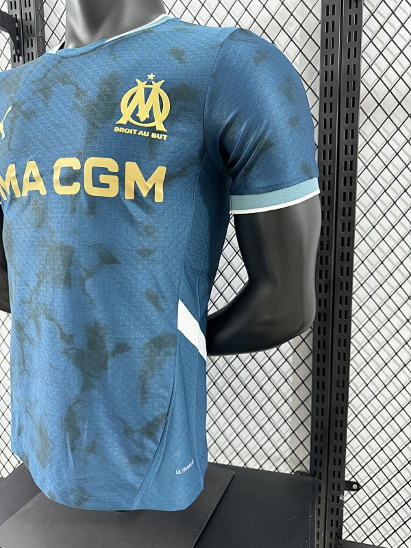 Olympique de Marseille Visitante Versión Jugador 2024/25 (Azul) 7