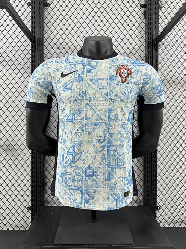 Portugal Visitante Versión Jugador 2024 (Blanca)