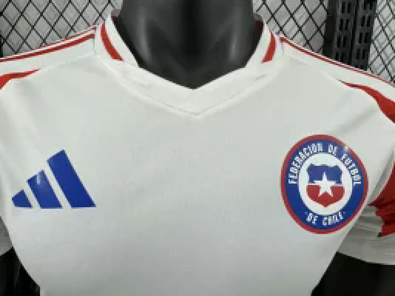 Chile Visitante Versión Jugador 2024 (Blanca) 3