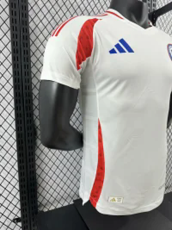 Chile Visitante Versión Jugador 2024 (Blanca) 6