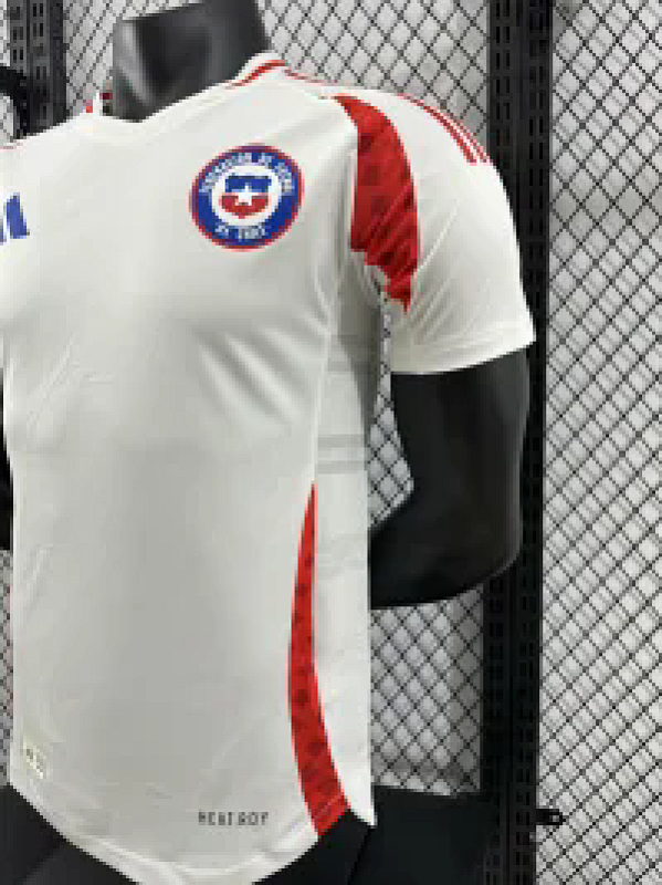 Chile Visitante Versión Jugador 2024 (Blanca) 7