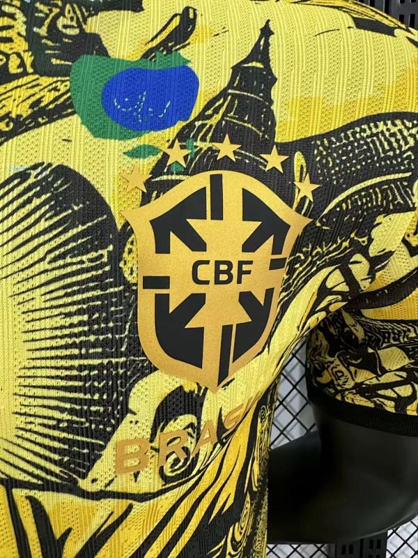 Brasil Edición Especial Diseño 3 Versión Jugador 2024/25 (Amarilla) 5