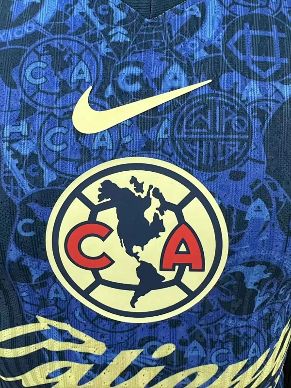 Club America Visitante Versión Jugador 2024/25 (Azul) 4
