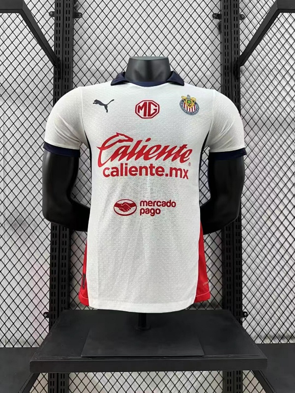 Chivas Guadalajara Tercera Versión Jugador 2024/25 (Blanca)