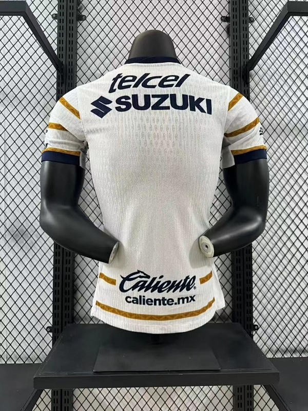 Pumas UNAM Local Versión Jugador 2024/25 (Blanca) 2