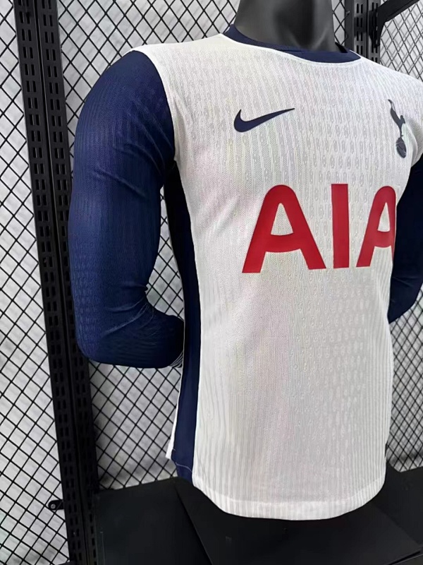 Tottenham Hotspur Local Versión Jugador 2024/25 (Blanca, Manga Larga) 6