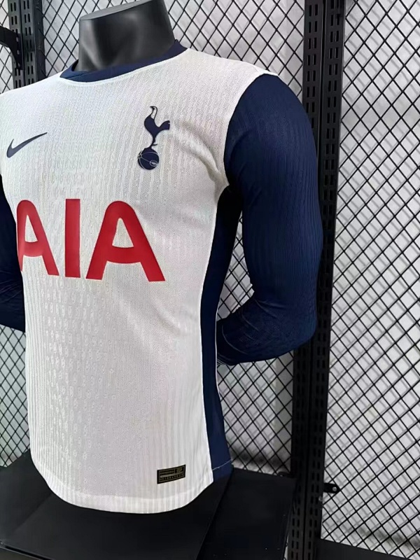 Tottenham Hotspur Local Versión Jugador 2024/25 (Blanca, Manga Larga) 7