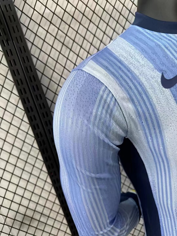 Tottenham Hotspur Visitante Versión Jugador 2024/25 (Azul, Manga Larga) 7