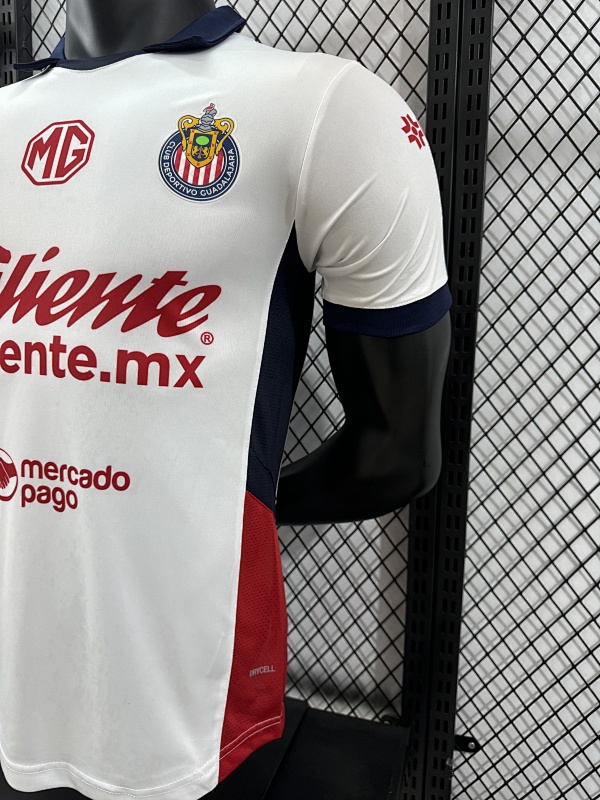 Chivas Guadalajara Visitante Versión Jugador 2024/25 (Blanca) 8