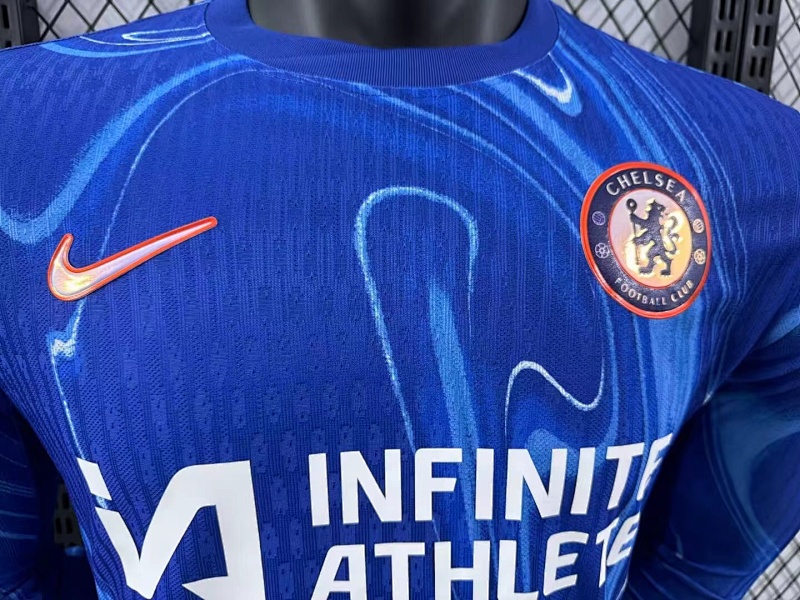 Chelsea Local Versión Jugador 2024/25 (Azul, Manga Larga) 3
