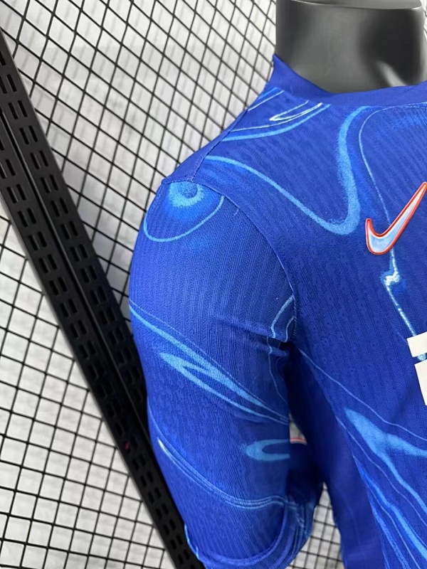 Chelsea Local Versión Jugador 2024/25 (Azul, Manga Larga) 8