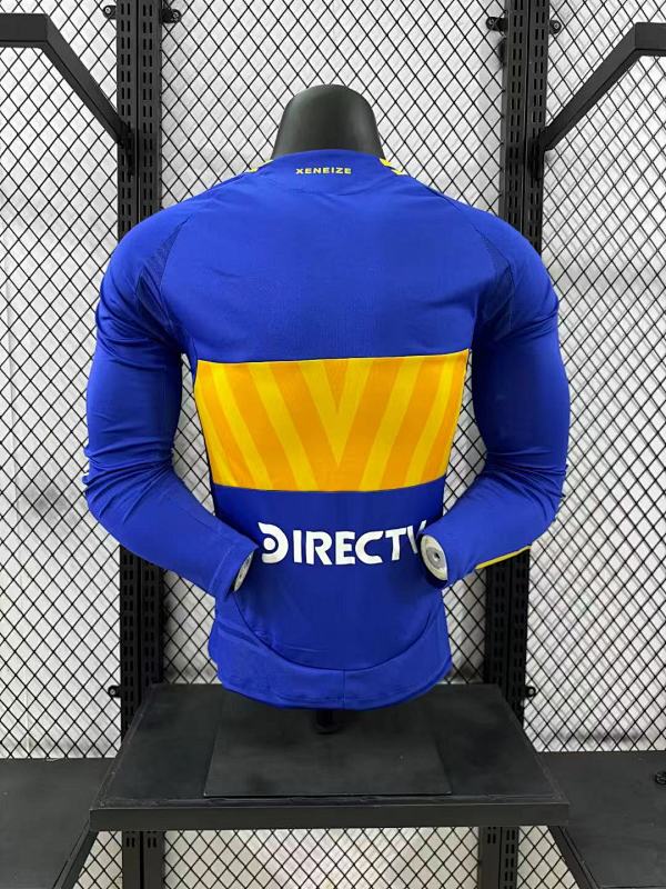 Boca Juniors Local Versión Jugador 2024/25 (Azul, Manga Larga) 2