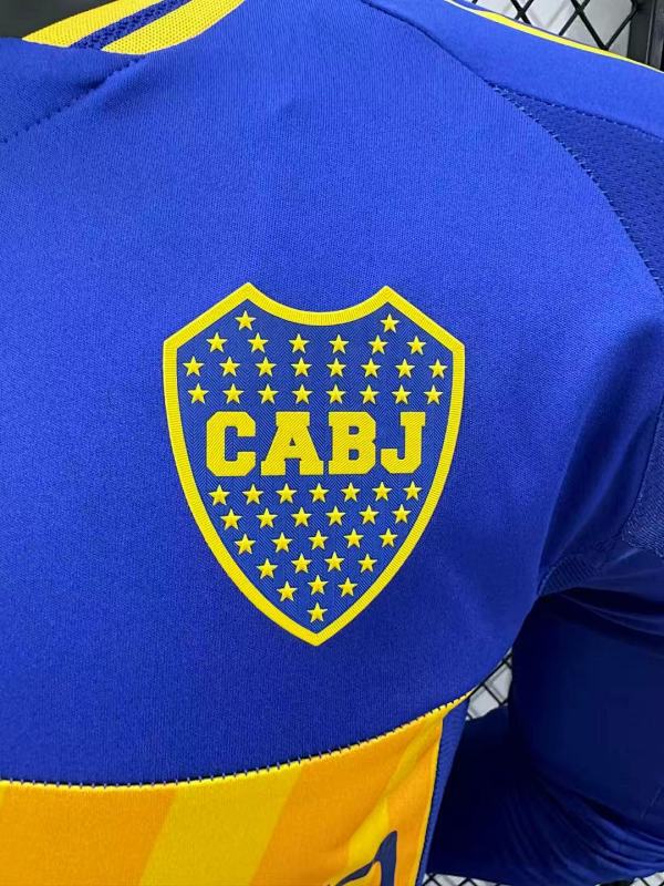 Boca Juniors Local Versión Jugador 2024/25 (Azul, Manga Larga) 5