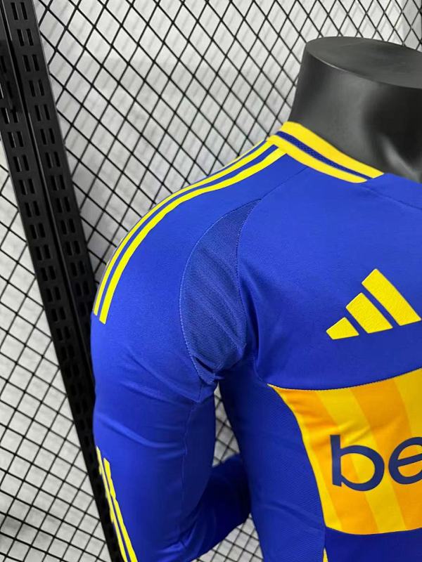 Boca Juniors Local Versión Jugador 2024/25 (Azul, Manga Larga) 8