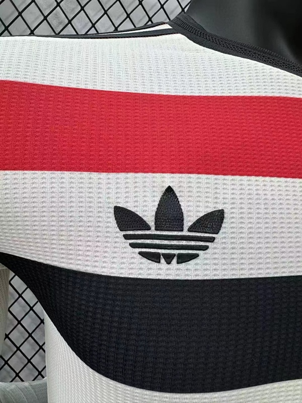 Manchester United Tercera Versión Jugador 2024/25 (Blanca, Manga Larga) 4