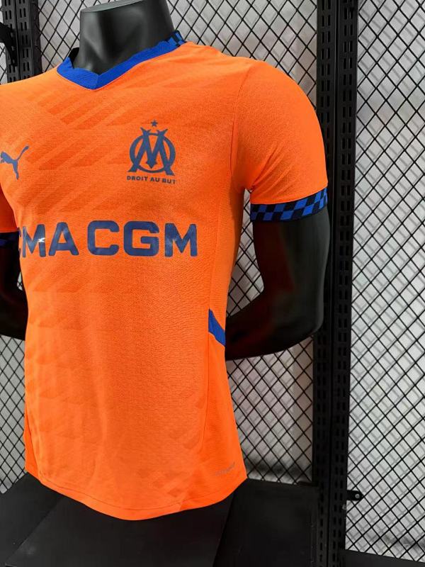 Olympique de Marseille Tercera Versión Jugador 2024/25 (Naranja) 7