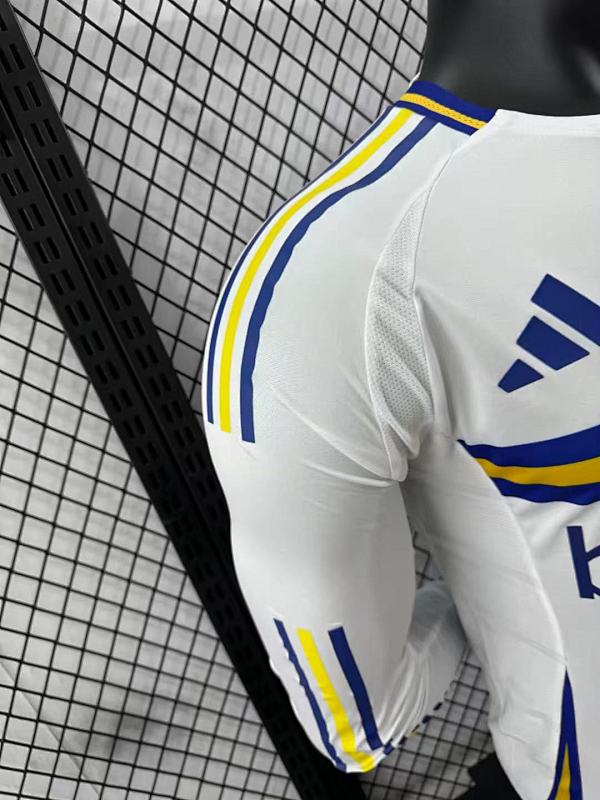Boca Juniors Visitante Versión Jugador 2024/25 (Blanca, Manga Larga) 8