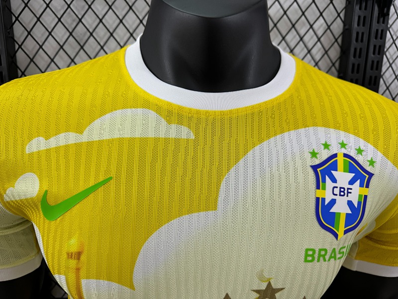 Brasil Edición Especial Diseño 2 Versión Jugador 2024/25 (Amarilla) 3