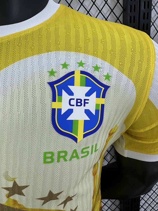 Brasil Edición Especial Diseño 2 Versión Jugador 2024/25 (Amarilla) 5