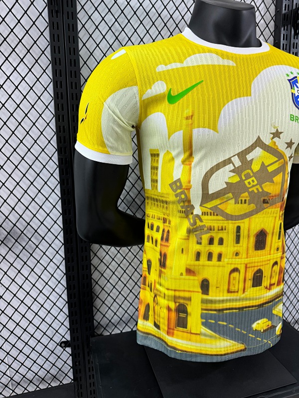 Brasil Edición Especial Diseño 2 Versión Jugador 2024/25 (Amarilla) 6