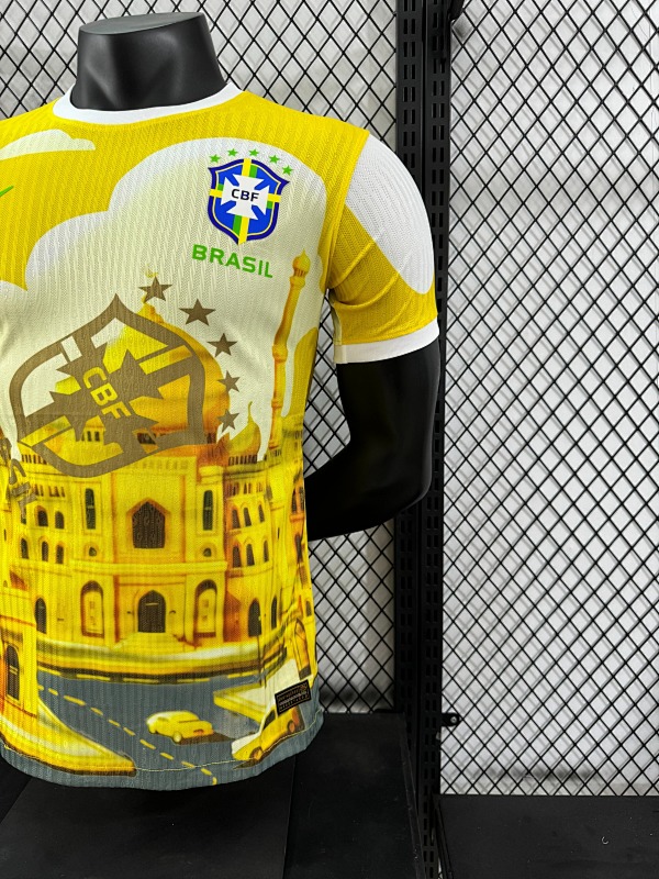 Brasil Edición Especial Diseño 2 Versión Jugador 2024/25 (Amarilla) 7