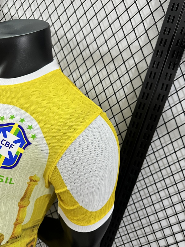 Brasil Edición Especial Diseño 2 Versión Jugador 2024/25 (Amarilla) 9