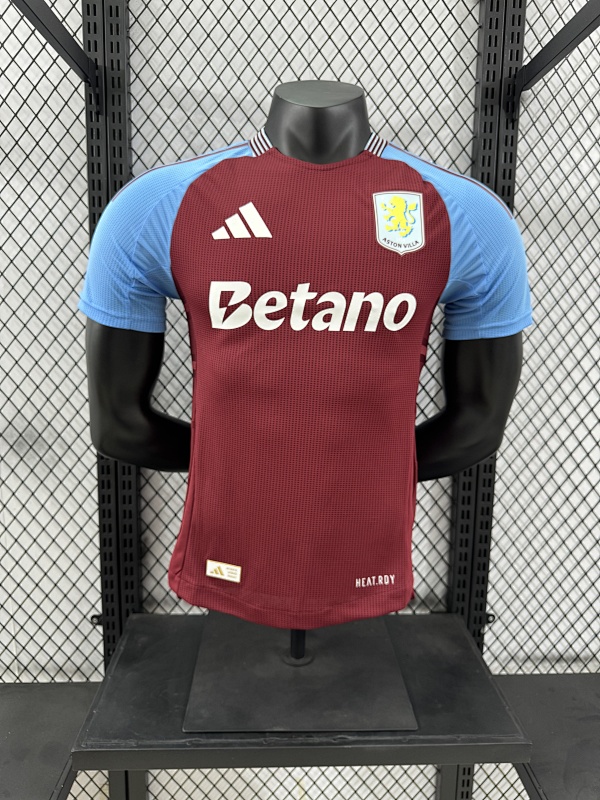 Aston Villa Local Versión Jugador 2024/25 (Granate)