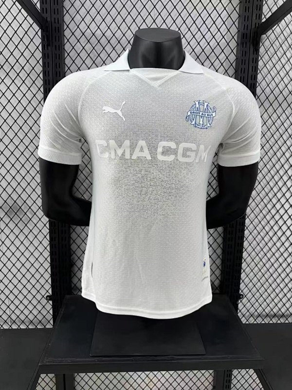 Olympique de Marseille Local Versión Jugador 2024/25 (Blanca)