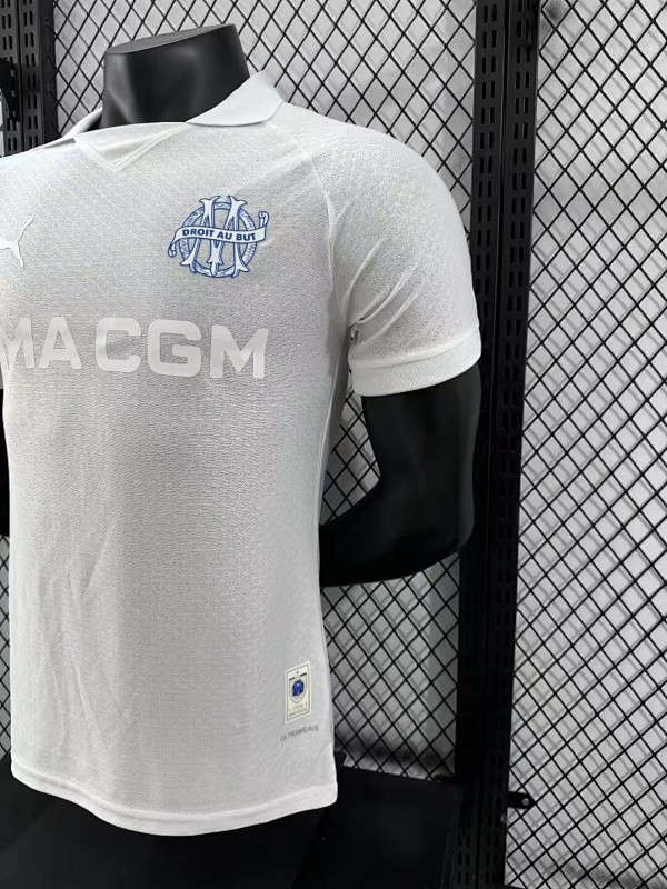 Olympique de Marseille Local Versión Jugador 2024/25 (Blanca) 7