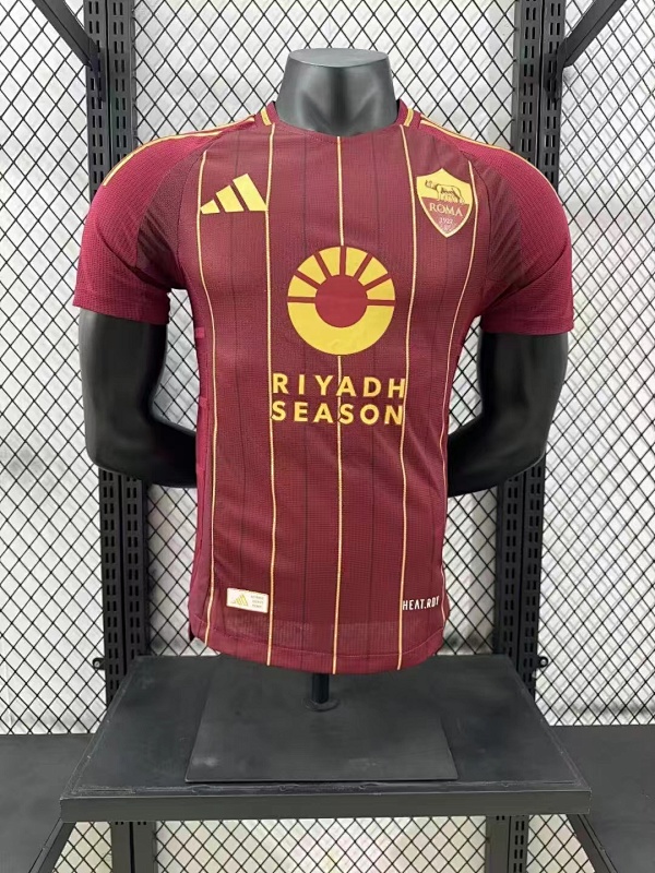 AS Roma Local Versión Jugador 2024/25 (Granate)