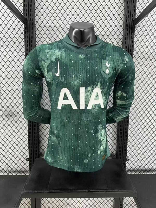 Tottenham Hotspur Tercera Versión Jugador 2024/25 (Verde, Manga Larga)