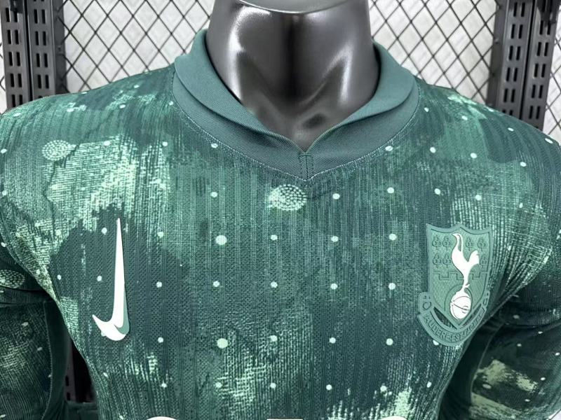 Tottenham Hotspur Tercera Versión Jugador 2024/25 (Verde, Manga Larga) 3