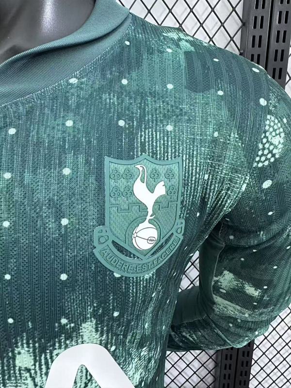 Tottenham Hotspur Tercera Versión Jugador 2024/25 (Verde, Manga Larga) 5