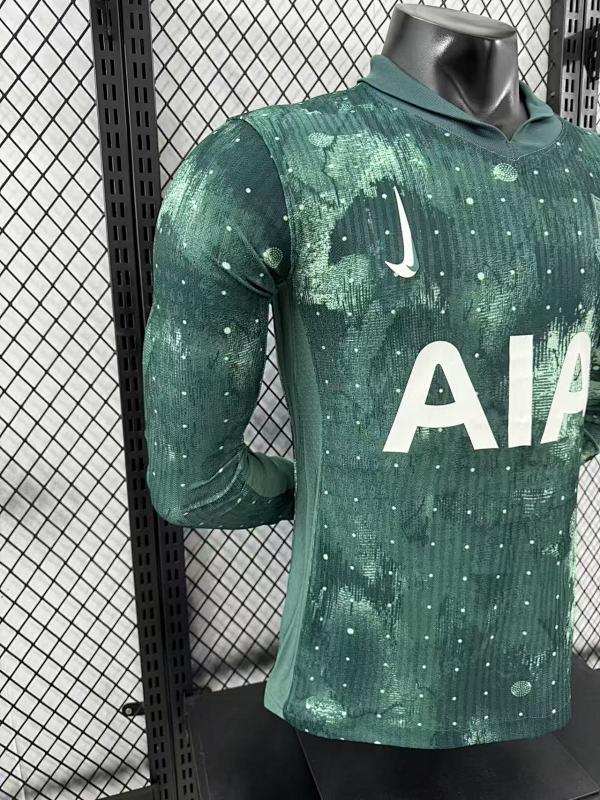 Tottenham Hotspur Tercera Versión Jugador 2024/25 (Verde, Manga Larga) 6