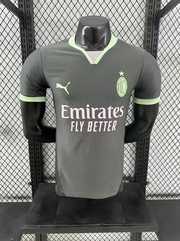 AC Milan Tercera Versión Jugador 2024/25 (Gris)