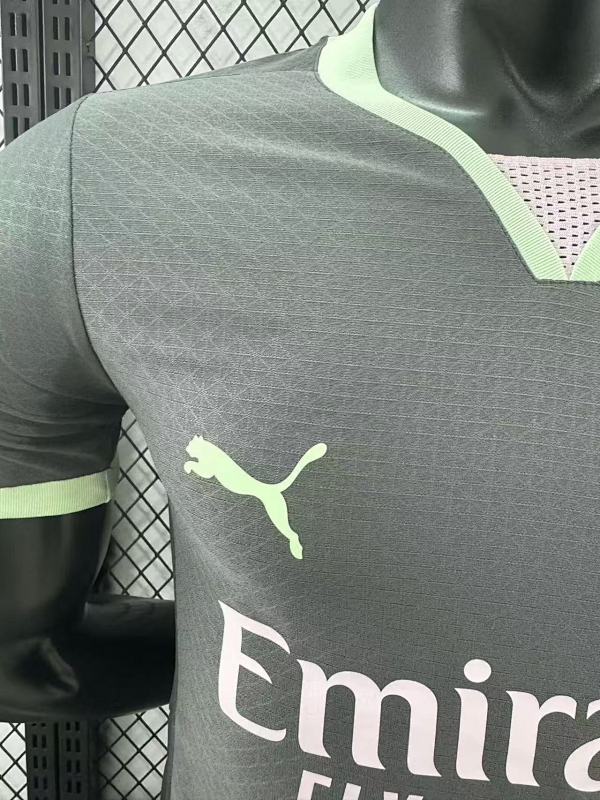 AC Milan Tercera Versión Jugador 2024/25 (Gris) 4