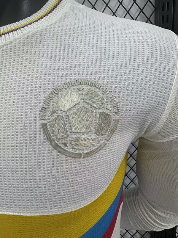 Colombia Edición Especial Versión Jugador (Blanca, Manga Larga) 5