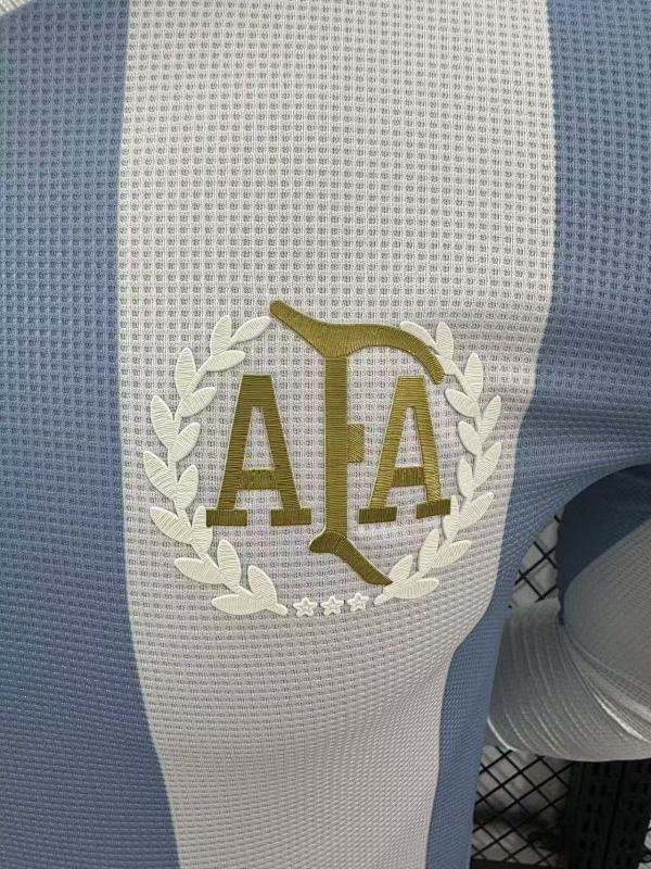 Argentina Local Versión Jugador (Blanca, Manga Larga) 5