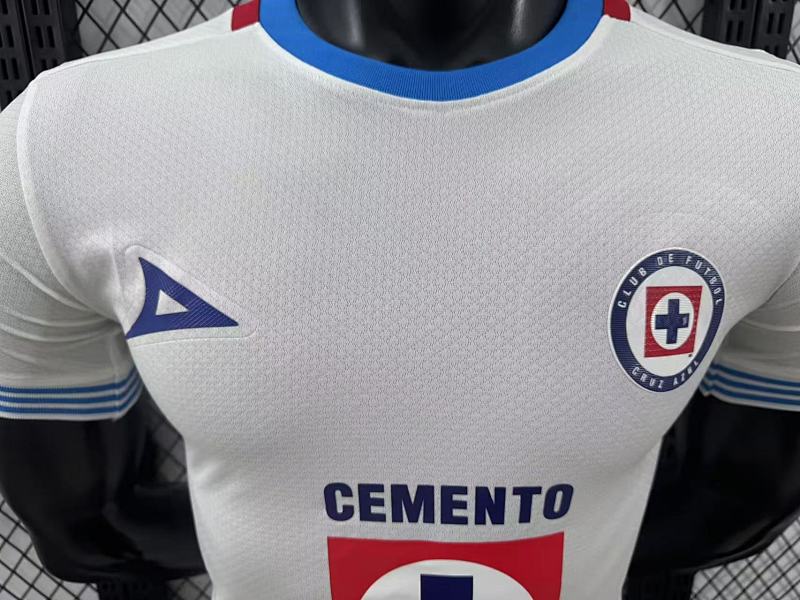 Cruz Azul Visitante Versión Jugador 2024/25 (Blanca) 3