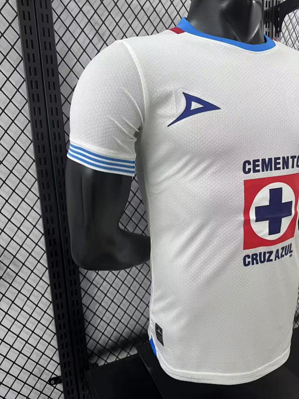 Cruz Azul Visitante Versión Jugador 2024/25 (Blanca) 6