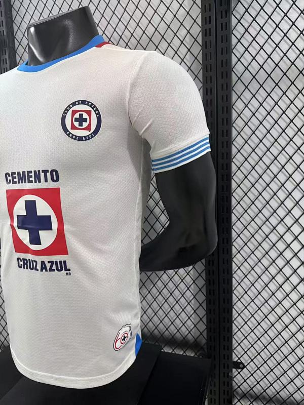 Cruz Azul Visitante Versión Jugador 2024/25 (Blanca) 7