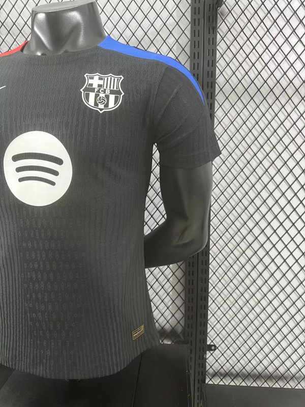 FC Barcelona Camiseta de Entrenamiento Diseño 2 Versión Jugador 2024/25 (Negra) 6