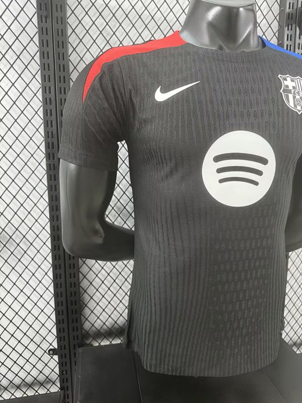 FC Barcelona Camiseta de Entrenamiento Diseño 2 Versión Jugador 2024/25 (Negra) 7