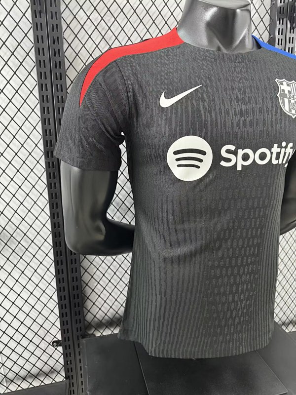 FC Barcelona Camiseta de Entrenamiento Versión Jugador 2024/25 (Negra) 6