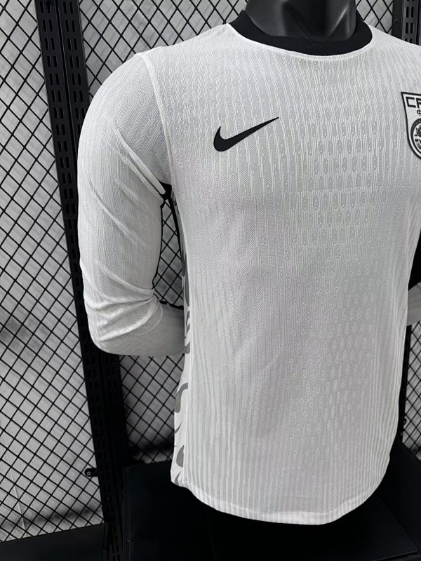 China Visitante Versión Jugador 2024 (Blanca, Manga Larga) 6