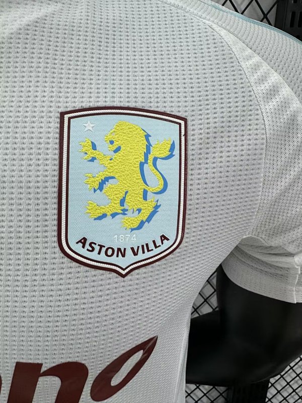 Aston Villa Visitante Versión Jugador 2024/25 (Blanca) 5