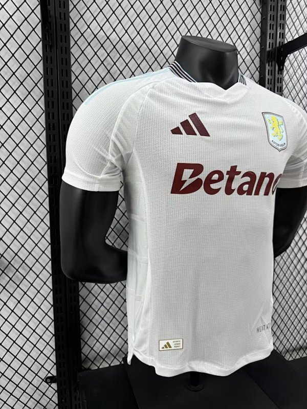 Aston Villa Visitante Versión Jugador 2024/25 (Blanca) 6