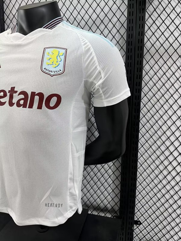 Aston Villa Visitante Versión Jugador 2024/25 (Blanca) 7