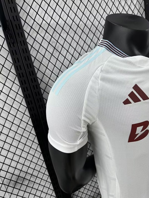Aston Villa Visitante Versión Jugador 2024/25 (Blanca) 8